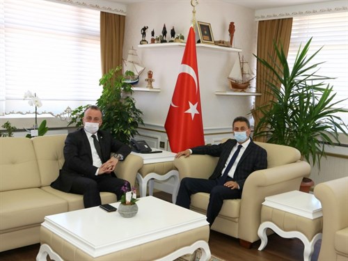Sinop Belediye Başkanı Barış Ayhan’dan Vali Erol Karaömeroğlu’na  Ziyaret
