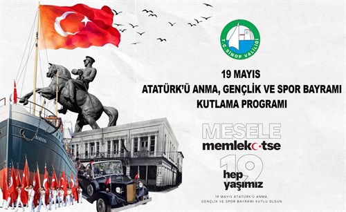 19 Mayıs Atatürk’ü Anma Gençlik ve Spor Bayramı Kutlama Programı